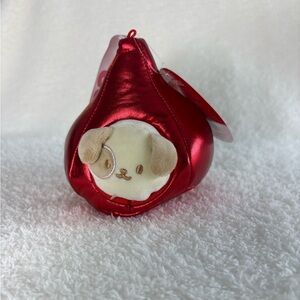 Puppy Plushie - Red Hershey Kiss